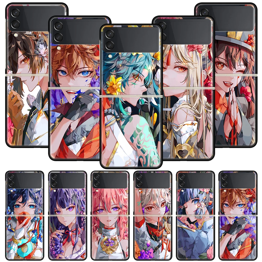 Genshin Impact Anime Funda Phone Case For Samsung Galaxy Z Flip 3 5G Luxury ZFlip3 Black PC Hard Shockproof Back Cover Coque Cap
Genshin Impact Anime Funda Phone Case For Samsung Galaxy Z Flip 3 5G Luxury ZFlip3 Black PC Hard Shockproof Back Cover Coque Cap