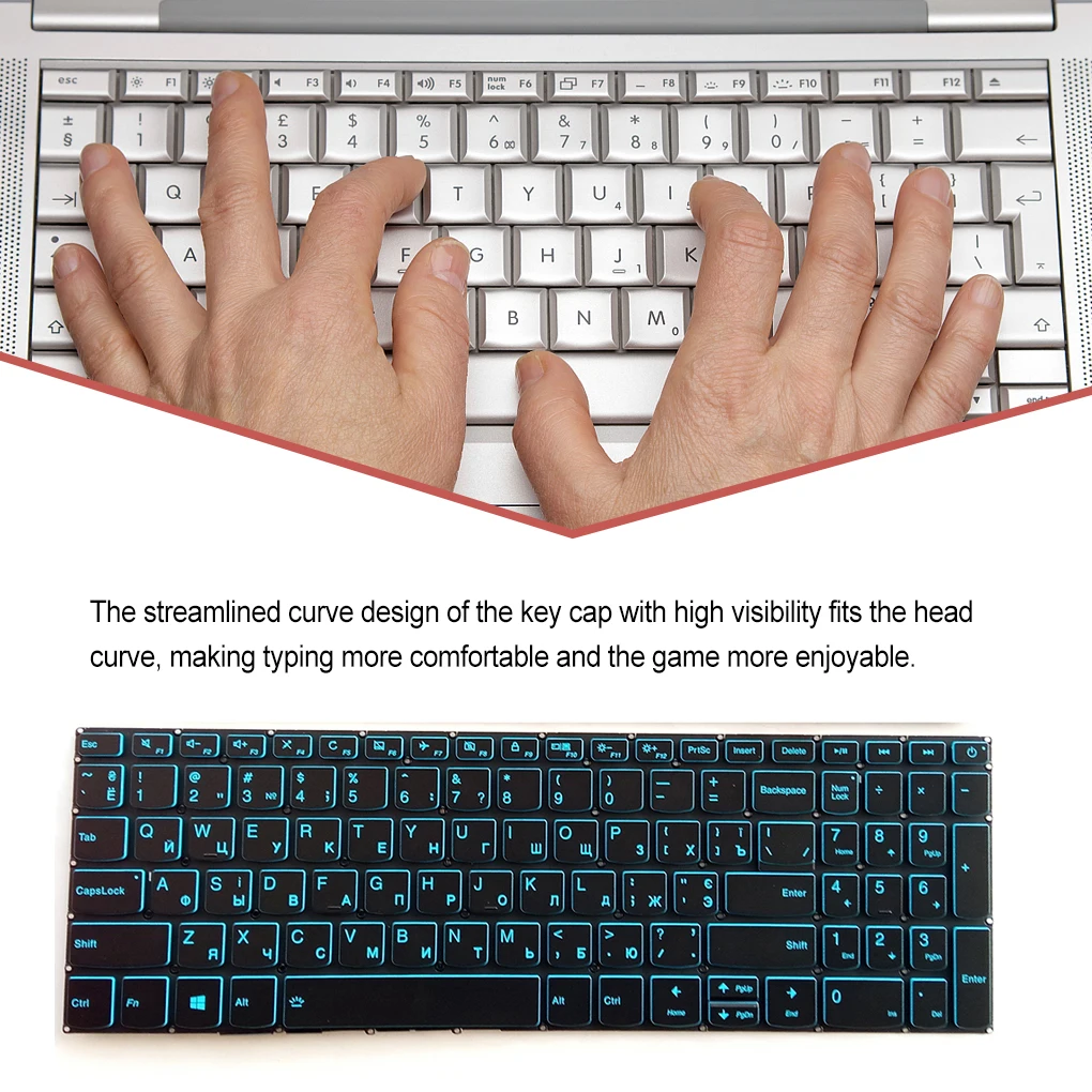 

Laptop Backlight Keyboard with Switch Working Notebook Computer RU Layout Keypad Repair Upgrade Modified Accessories