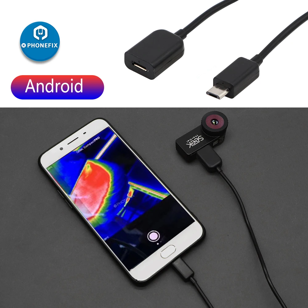 1 м Удлинительный кабель SEEK / FLIR ONE шнур штырь-гнездо для тепловизора IOS Android Micro-USB |