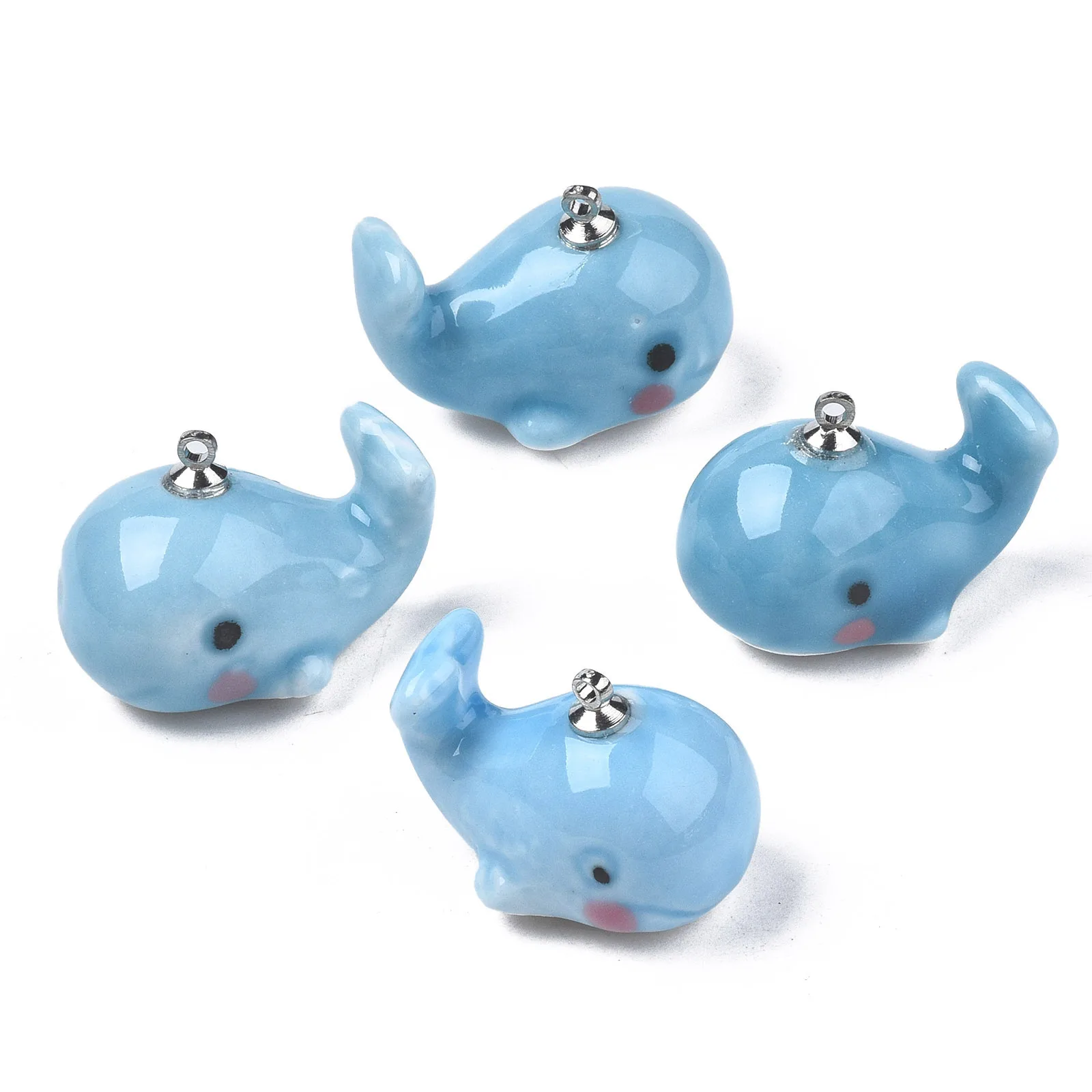 20pcs Lovely Animal Blue Whale Porcelain Pendants Charms for Earring Necklace Keychain DIY Jewelry Making Accessories
20pcs Lovely Animal Blue Whale Porcelain Pendants Charms for Earring Necklace Keychain DIY Jewelry Making Accessories