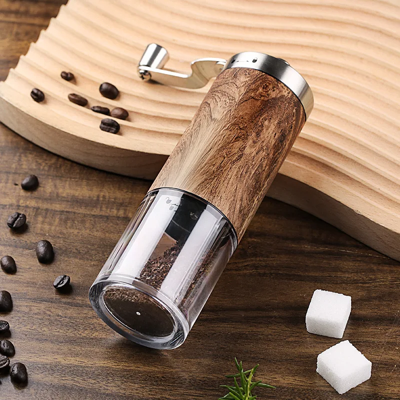 Portable Stainless Steel Manual Coffee Grinder Wood Grain Hand Coffee Bean Mill Espresso Coffee Maker with Ceramic Burrs
Portable Stainless Steel Manual Coffee Grinder Wood Grain Hand Coffee Bean Mill Espresso Coffee Maker with Ceramic Burrs