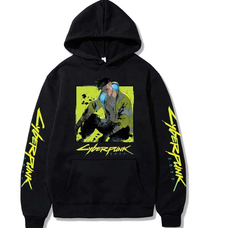 Толстовка Мужская/женская оверсайз с капюшоном в стиле киберпанк
Толстовка Мужская/женская оверсайз с капюшоном в стиле киберпанк