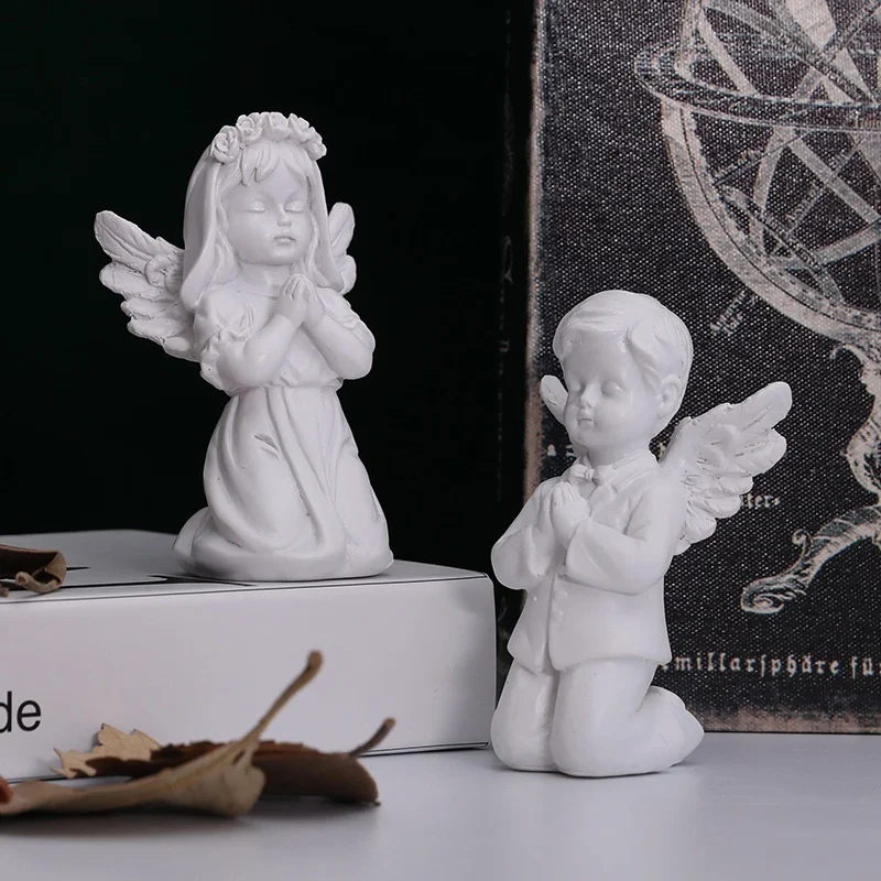 Nordic prayer Angel creative Mini Cupid crafts with wings desktop decoration window props
Nordic prayer Angel creative Mini Cupid crafts with wings desktop decoration window props