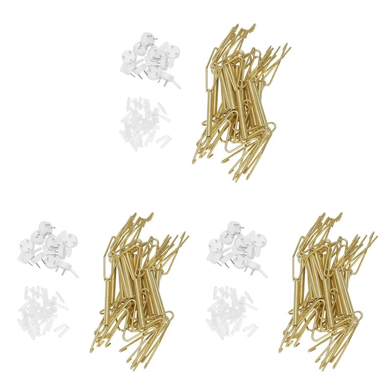 30 Pack Plate Hangers, 6 Inch Wall Plate Hangers And 30 Pack Wall Hooks, Compatible 5 To 7 Inch Decorative Plates 
30 Pack Plate Hangers, 6 Inch Wall Plate Hangers And 30 Pack Wall Hooks, Compatible 5 To 7 Inch Decorative Plates
