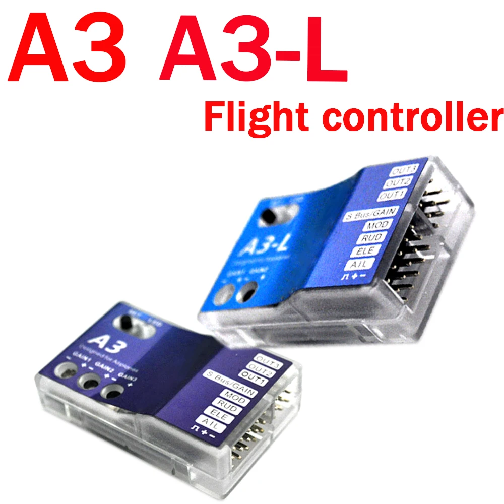 RC A3-L/A3 Flight Controller Gyroscope Balancing Apparatus A3 Flight Controller For RC Airplane Fixed-wing Copter
RC A3-L/A3 Flight Controller Gyroscope Balancing Apparatus A3 Flight Controller For RC Airplane Fixed-wing Copter