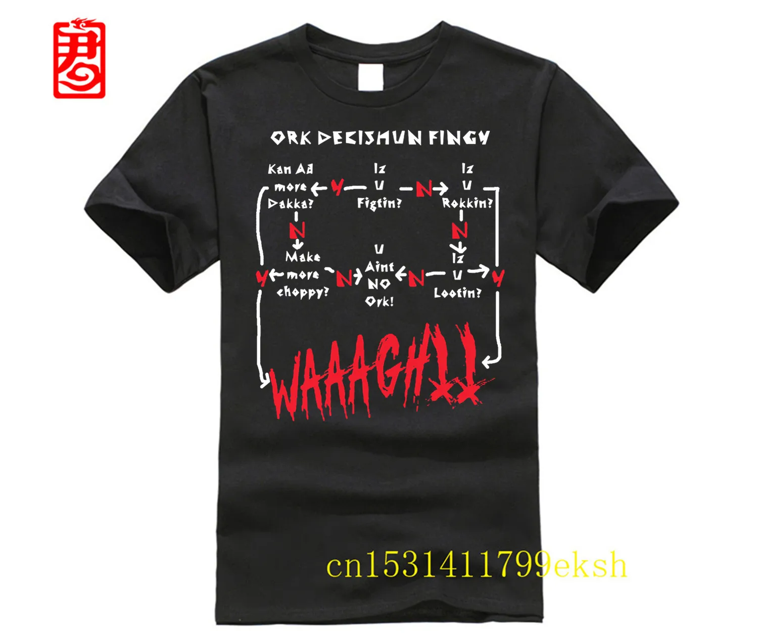 100% Cotton O-neck printed T-shirt Ork Decishun Fingy Wargaming T-Shirt Wargmer Shirt
100% Cotton O-neck printed T-shirt Ork Decishun Fingy Wargaming T-Shirt Wargmer Shirt