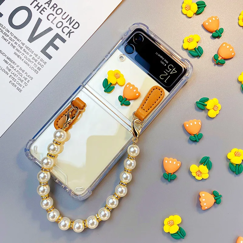 Vintage Case for Samsung Z Flip4 Case with Pearl Chain Cute Cartoon Soft TPU+PC Shell for Galaxy Z Flip 4 Case with Lanyard
Vintage Case for Samsung Z Flip4 Case with Pearl Chain Cute Cartoon Soft TPU+PC Shell for Galaxy Z Flip 4 Case with Lanyard
