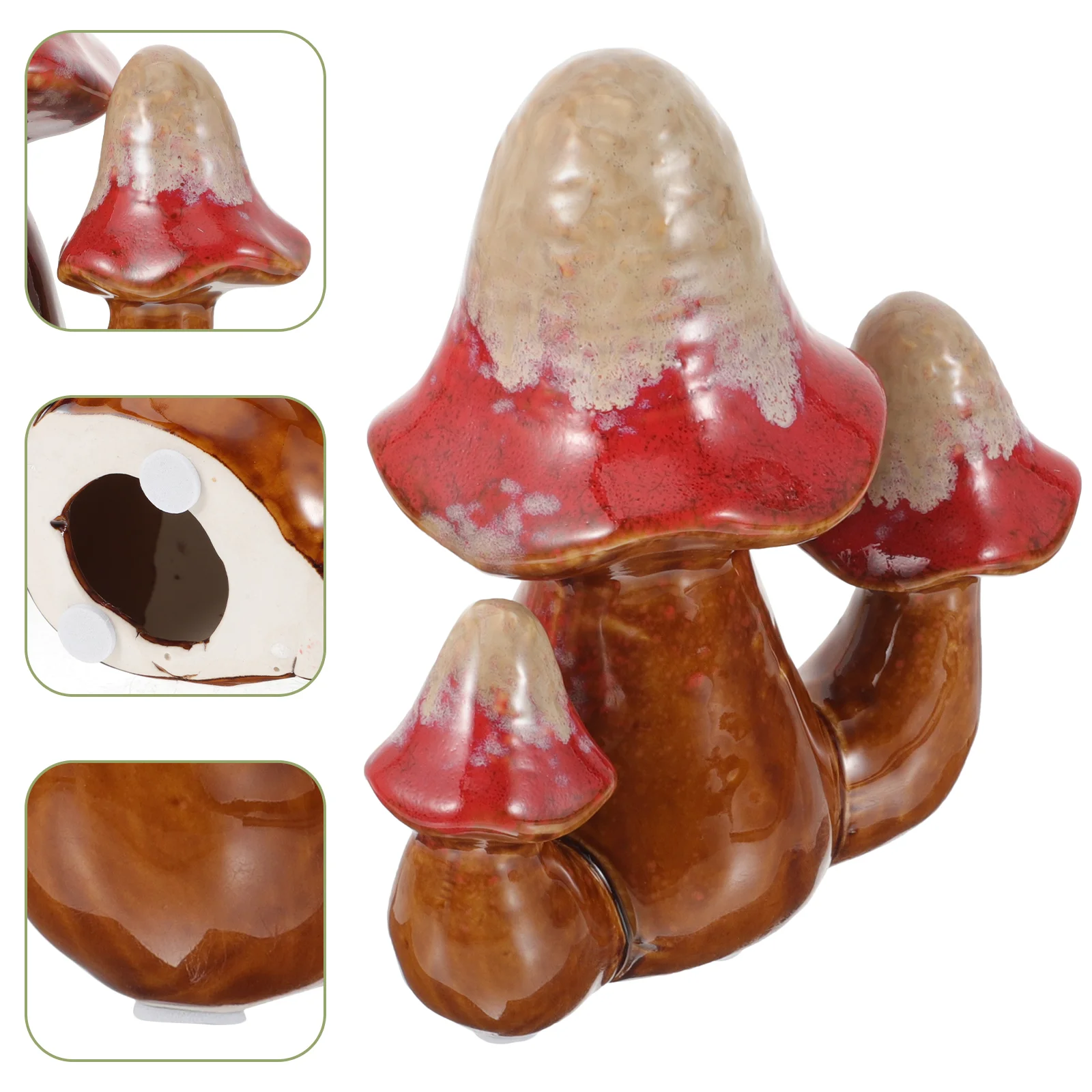 Премиум, широко Реалистичная Уникальная креативная фигурка грибов, цветочный горшок, статуя грибов для домашнего декора
Премиум, широко Реалистичная Уникальная креативная фигурка грибов, цветочный горшок, статуя грибов для домашнего декора