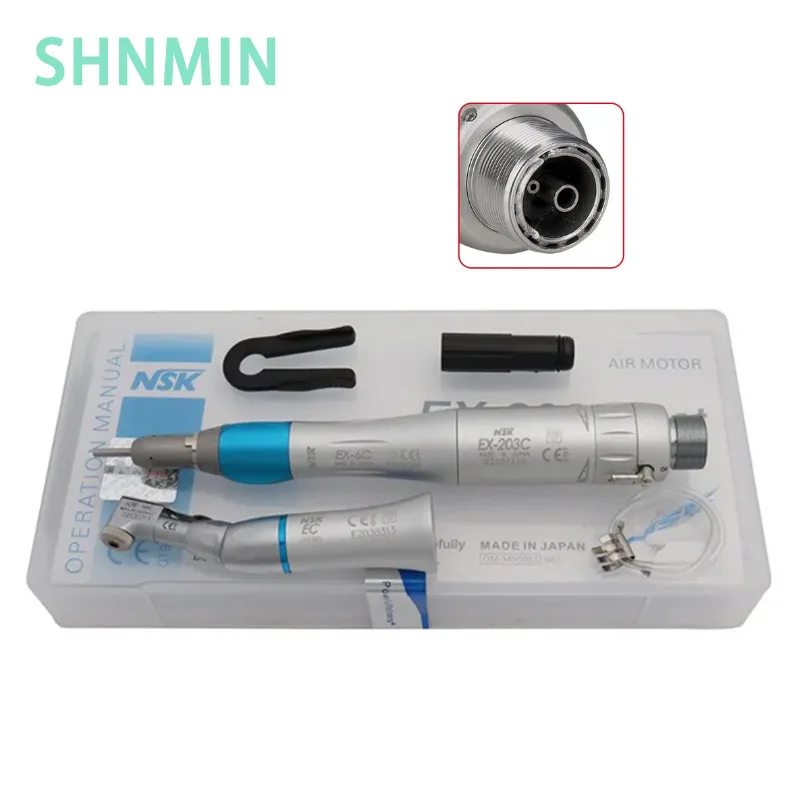 2/4 Holes Dental NSK EX 203 Full Set Slow Low Speed Handpiece Contra Angle Straight Handpiece Air Motor
2/4 Holes Dental NSK EX 203 Full Set Slow Low Speed Handpiece Contra Angle Straight Handpiece Air Motor
