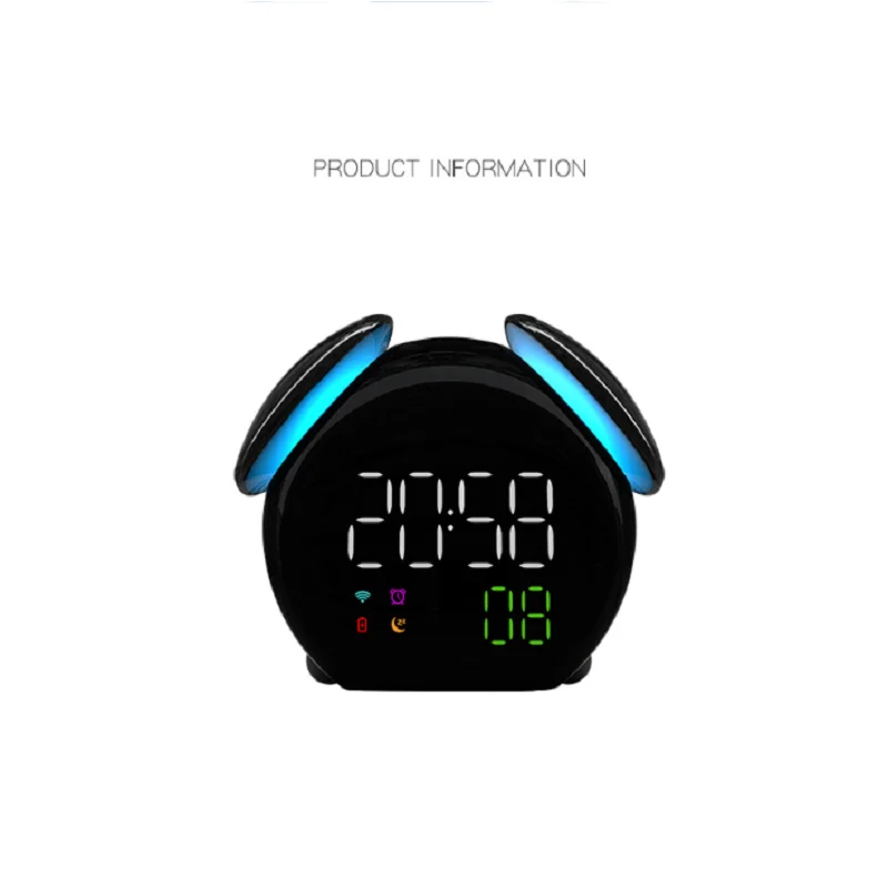 Mushroom alarm clock students' silent children's bedroom Nightlight simple charging intelligent weather forecast
Mushroom alarm clock students' silent children's bedroom Nightlight simple charging intelligent weather forecast