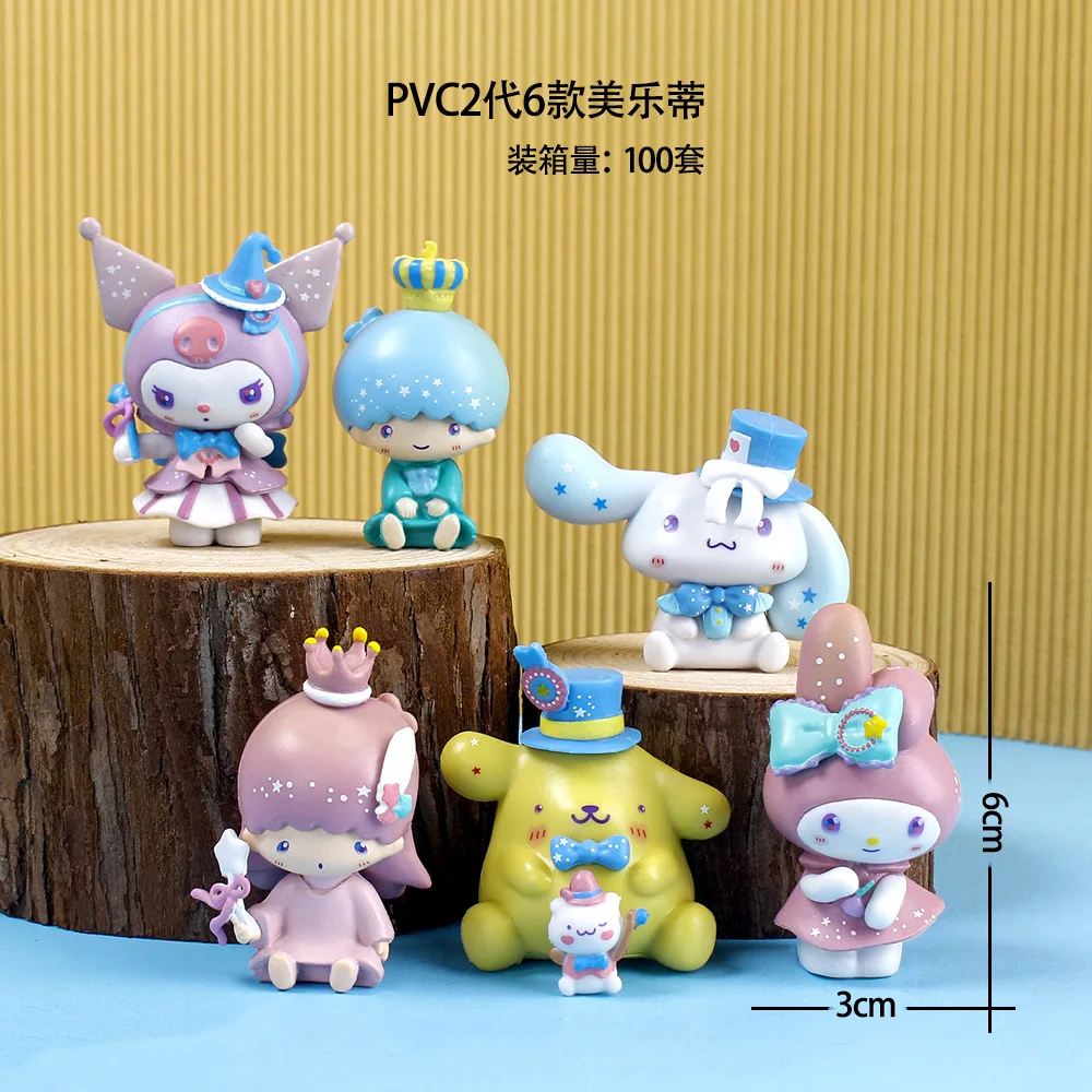 6 Pcs Anime Hello Kitty PVC Figure Children Gift Cake Desk Decorated Figurine Model Dolls Toy Gifts for Kids
6 Pcs Anime Hello Kitty PVC Figure Children Gift Cake Desk Decorated Figurine Model Dolls Toy Gifts for Kids