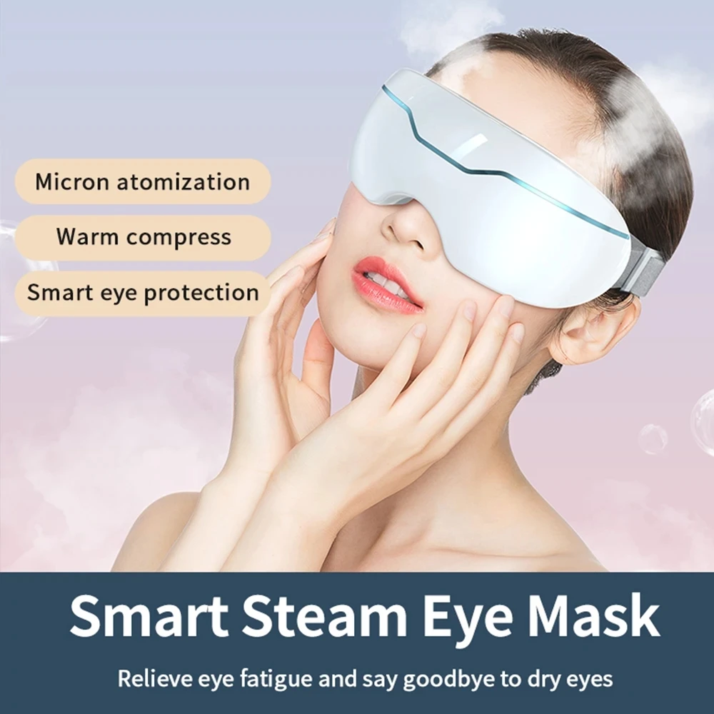 Reusable Electric Steam Eye Massager With 2 Modes For Dry Eye Eye Strain Eye Fatigue Relief & Better Sleep 3D Eyes Mask
Reusable Electric Steam Eye Massager With 2 Modes For Dry Eye Eye Strain Eye Fatigue Relief & Better Sleep 3D Eyes Mask