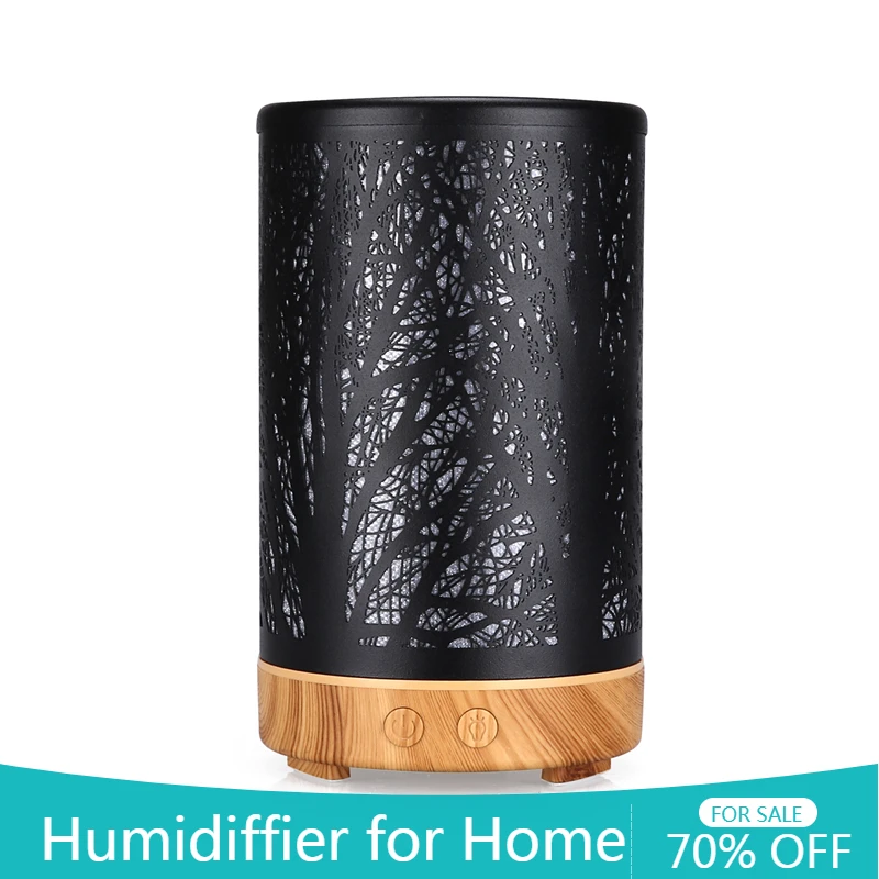 Humidifier Electric Aroma Oil Diffuser Forest Iron Art Ultrasonic Air Nebulizer with Colorful Night Light Air Freshener for Home
Humidifier Electric Aroma Oil Diffuser Forest Iron Art Ultrasonic Air Nebulizer with Colorful Night Light Air Freshener for Home