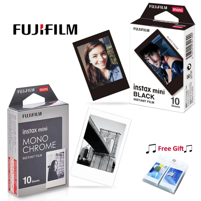 Fujifilm Instax Mini 8 Film Monochrome + Black Film Photo For Instax Mini LINK 11 9 7s 8 25 70 90 Film Camera + Free Gift
Fujifilm Instax Mini 8 Film Monochrome + Black Film Photo For Instax Mini LINK 11 9 7s 8 25 70 90 Film Camera + Free Gift