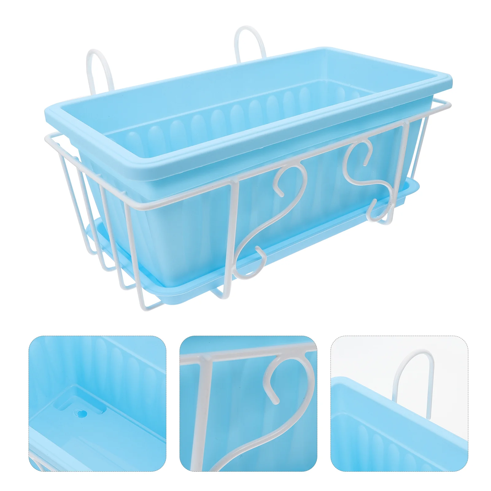 Planter Hanging Flower Deck Pot Window Balcony Rack Holder Basket Rail Fence Windowsill Box Iron Railing Pots Boxes Holders
Planter Hanging Flower Deck Pot Window Balcony Rack Holder Basket Rail Fence Windowsill Box Iron Railing Pots Boxes Holders