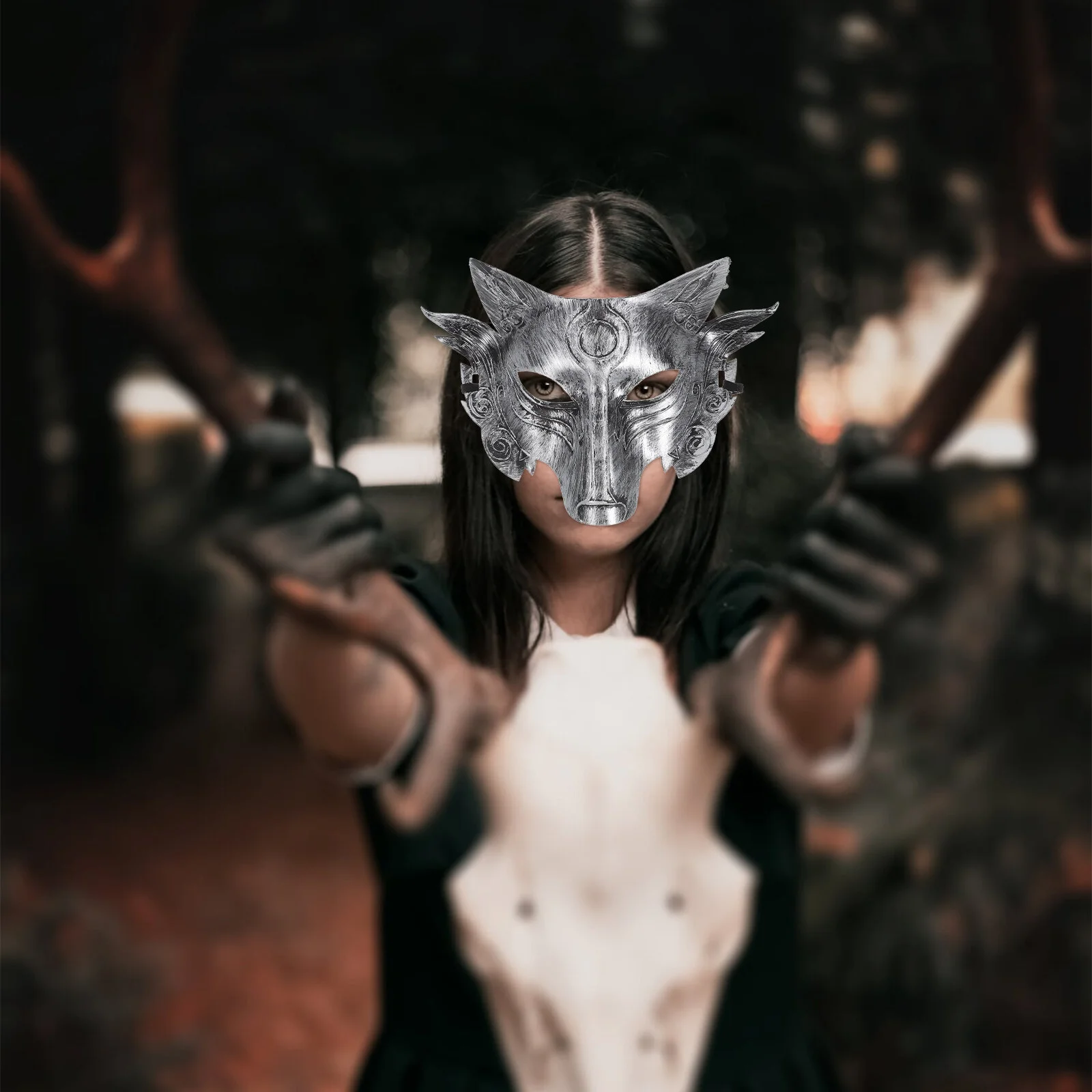 Wolf Head Mask Adult Costume Cosplay Half Face Halloween Accessories Masquerade
Wolf Head Mask Adult Costume Cosplay Half Face Halloween Accessories Masquerade