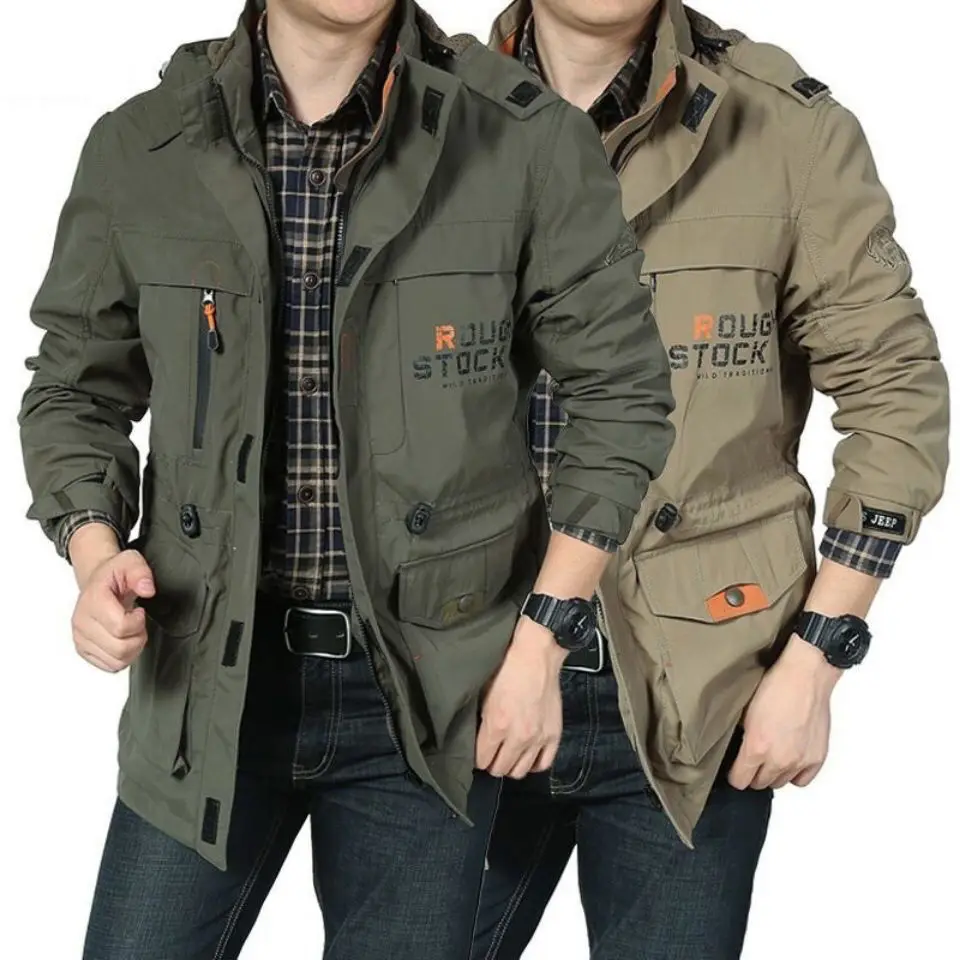 Outdoor Assault Suit Winter Plush Thick Men's Coat Windproof Waterproof Mountaineering Suit Men's Large Multi Pocket Work Jacket
Outdoor Assault Suit Winter Plush Thick Men's Coat Windproof Waterproof Mountaineering Suit Men's Large Multi Pocket Work Jacket