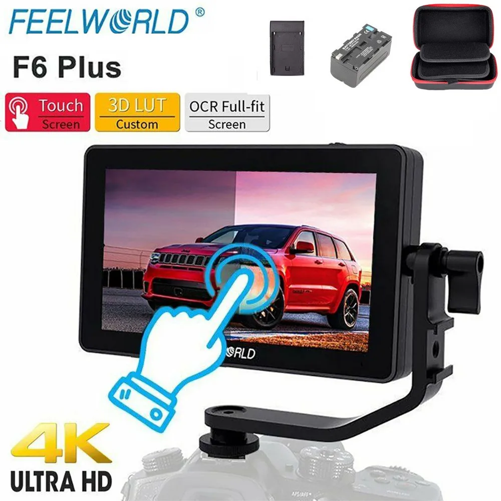 FEELWORLD F6 PLUS 4K Monitor 5.5 Inch on Camera DSLR Field Monitor 3D LUT Touch Screen IPS FHD 1920x1080 Video Camera F6 5.7 Inc
FEELWORLD F6 PLUS 4K Monitor 5.5 Inch on Camera DSLR Field Monitor 3D LUT Touch Screen IPS FHD 1920x1080 Video Camera F6 5.7 Inc