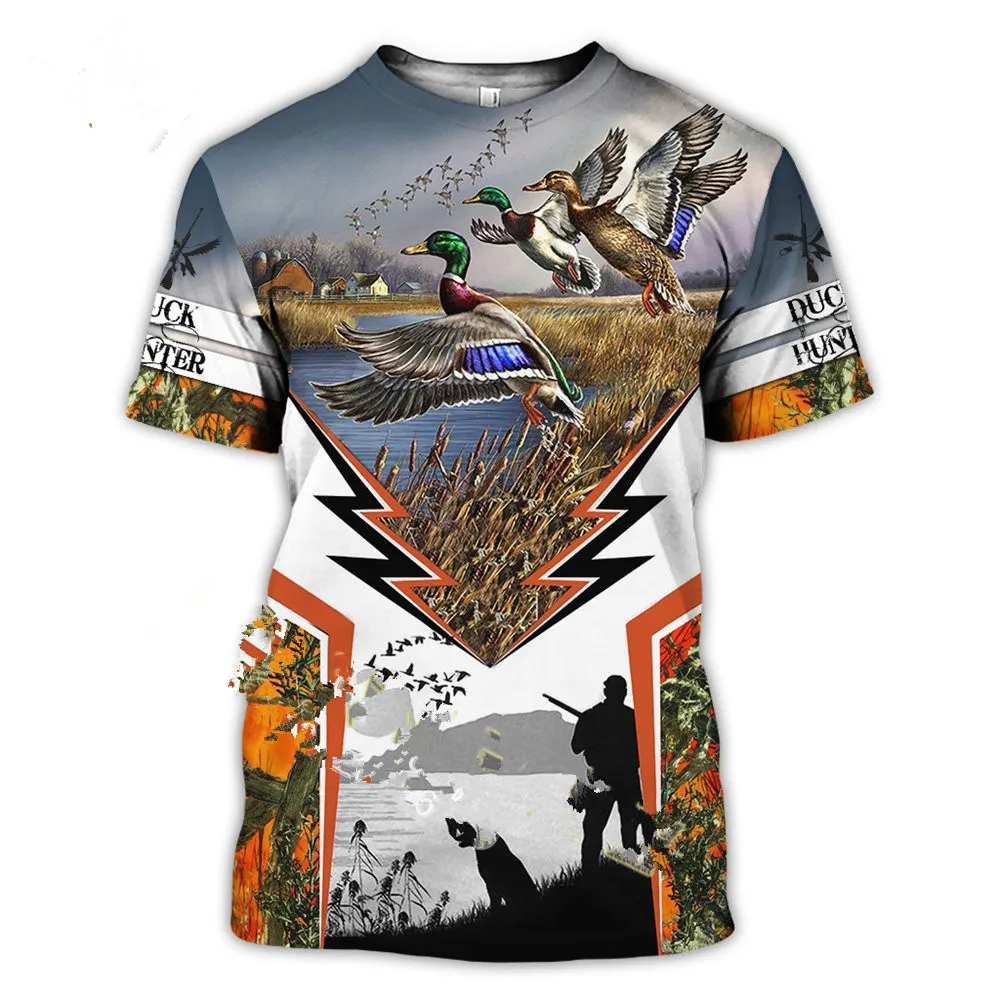 Summer New Hunting Camouflage Duck 3D Printing T-shirt Men's 2023 Fashion Casual Wear Short-sleeved Oversized T-shirt
Summer New Hunting Camouflage Duck 3D Printing T-shirt Men's 2023 Fashion Casual Wear Short-sleeved Oversized T-shirt