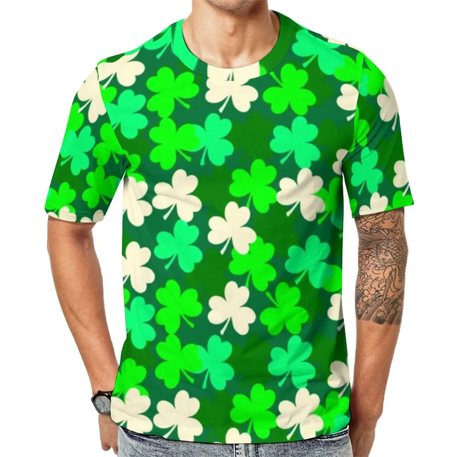 Happy St Patrick's Day T Shirt Lucky Shamrock Print Street Style T Shirts O-Neck Fashion Tee Shirt Summer Men Tees Big Size
Happy St Patrick's Day T Shirt Lucky Shamrock Print Street Style T Shirts O-Neck Fashion Tee Shirt Summer Men Tees Big Size
