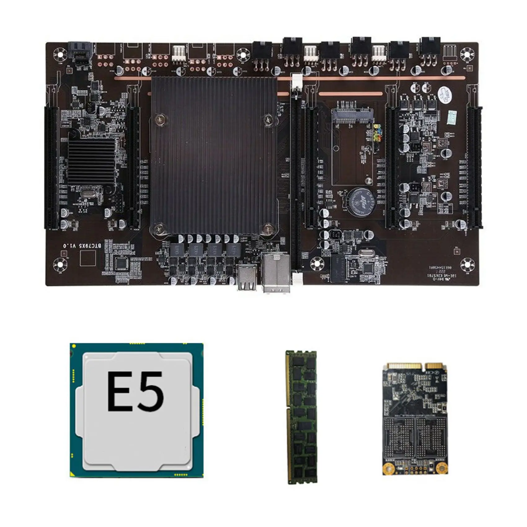 Материнская плата X79 H61 для майнинга BTC со стандартным 2011 ЦП + RECC 8G DDR3 ПАМЯТЬ + 120G SSD Поддержка 3060 3080 графической карты
Материнская плата X79 H61 для майнинга BTC со стандартным 2011 ЦП + RECC 8G DDR3 ПАМЯТЬ + 120G SSD Поддержка 3060 3080 графической карты