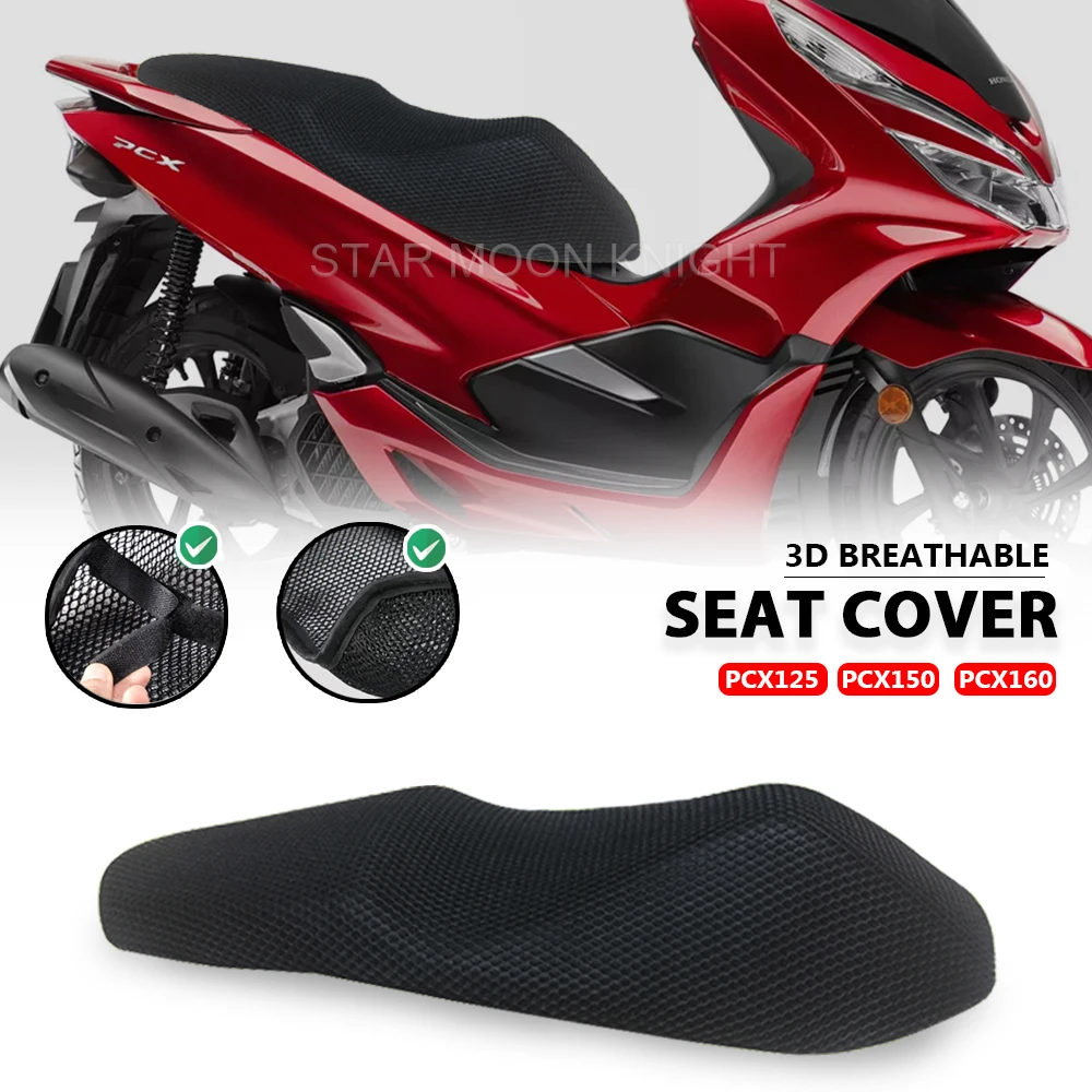 3D Mesh Fabric Seat Cover For Honda PCX125 PCX150 PCX160 PCX 125 Motorcycle Anti-Slip Breathable Waterproof Cushion Cover
3D Mesh Fabric Seat Cover For Honda PCX125 PCX150 PCX160 PCX 125 Motorcycle Anti-Slip Breathable Waterproof Cushion Cover
