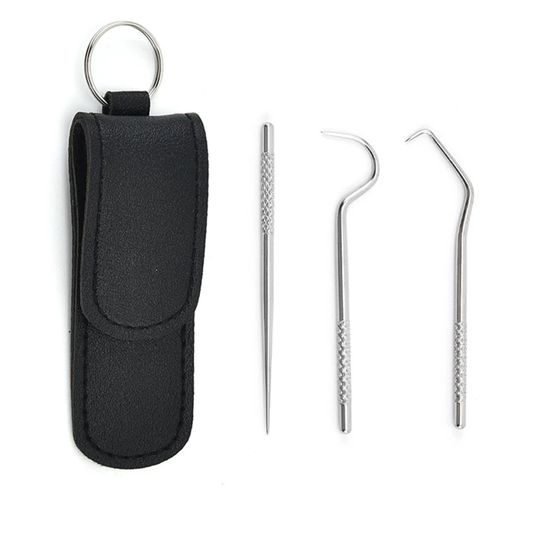 Portable Stainless Steel Toothpicks Bag Set Reusable PU Leather Holders For Outdoor Picnics Camping Hiking Pocket Multi Tools
Portable Stainless Steel Toothpicks Bag Set Reusable PU Leather Holders For Outdoor Picnics Camping Hiking Pocket Multi Tools
