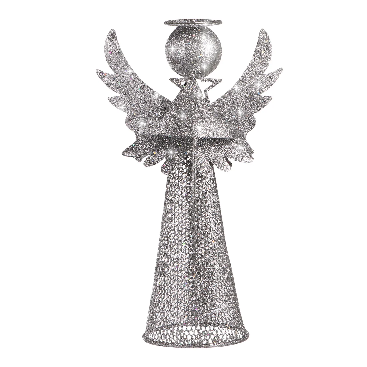 Tree Christmas Topper Angel Ornamentsdecorations Decorationtopperslightssilver Ornament Party Favor
Tree Christmas Topper Angel Ornamentsdecorations Decorationtopperslightssilver Ornament Party Favor