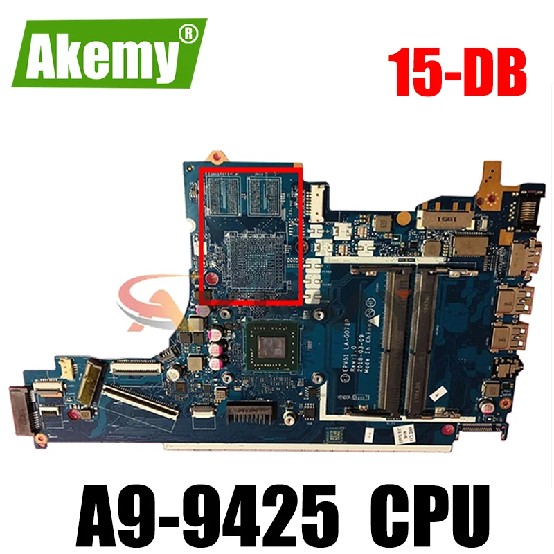 Original For Hp 15-DB Laptop Motherboard ith A9-9425 AM9425 CPU EPV51 LA-G078P L20477-601 L20477-001 DDR4 100% Tested Fast Ship
Original For Hp 15-DB Laptop Motherboard ith A9-9425 AM9425 CPU EPV51 LA-G078P L20477-601 L20477-001 DDR4 100% Tested Fast Ship
