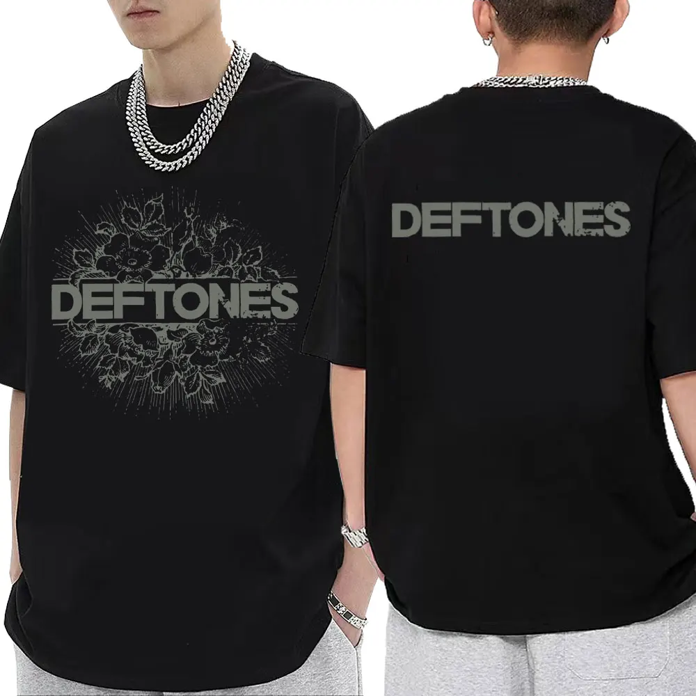 Deftones Floral Burst Double Sided Graphic T-shirts Man Short Sleeve Summer Men Women Retro Rock Band Fashion Oversized T Shirt
Deftones Floral Burst Double Sided Graphic T-shirts Man Short Sleeve Summer Men Women Retro Rock Band Fashion Oversized T Shirt