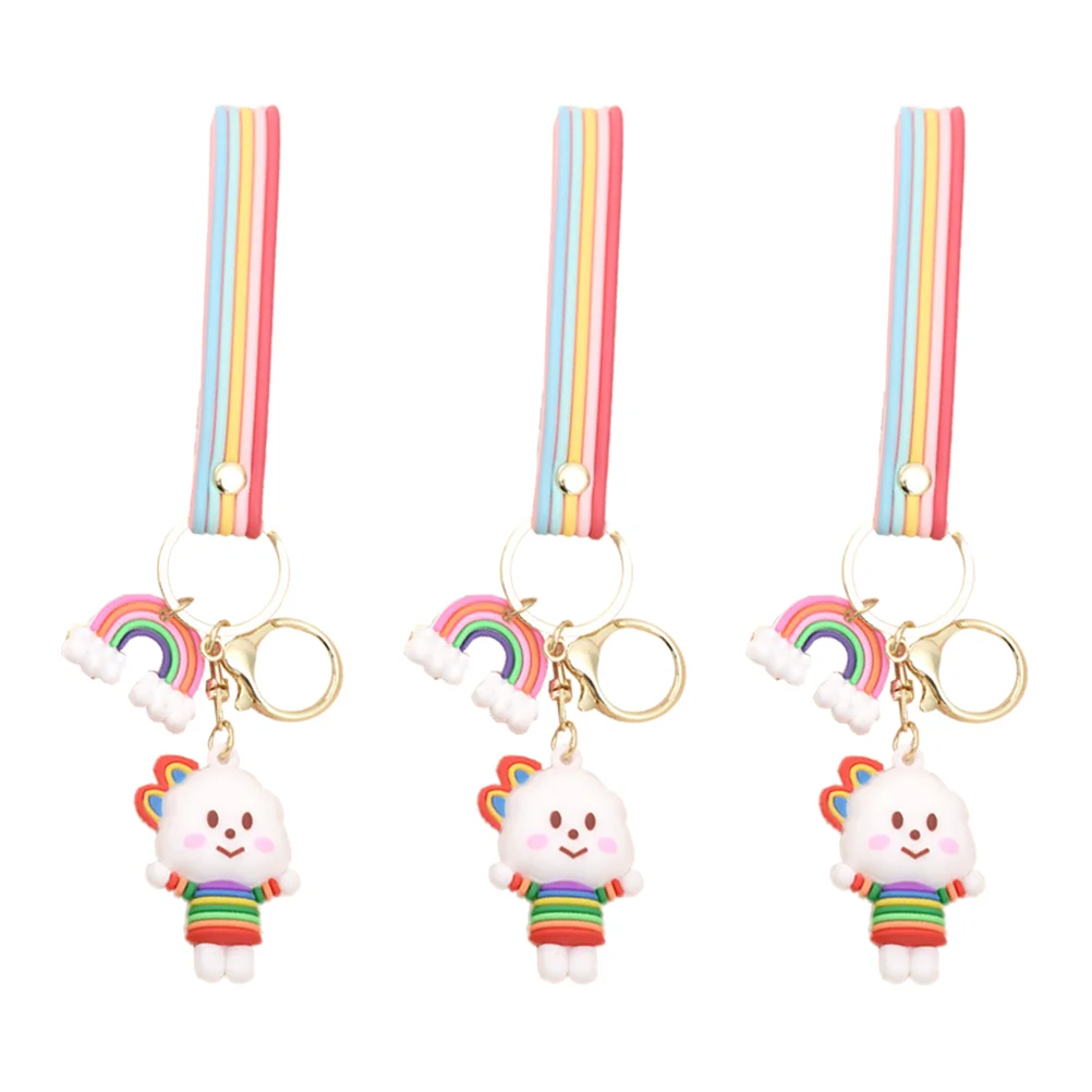 3pcs Rainbow Wristlet Keychain Bracelet Bangle Key Ring Silicone Car Key Chain Holder for Girl Gift Bag Purse Backpack Colorful
3pcs Rainbow Wristlet Keychain Bracelet Bangle Key Ring Silicone Car Key Chain Holder for Girl Gift Bag Purse Backpack Colorful