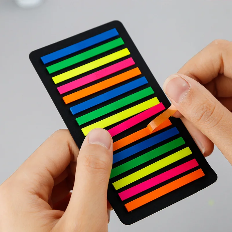 LE Color Stickers Transparent Fluorescent Index Tabs Flags Self-Stick Notes Stationery Children Gifts School Office Supplies
LE Color Stickers Transparent Fluorescent Index Tabs Flags Self-Stick Notes Stationery Children Gifts School Office Supplies