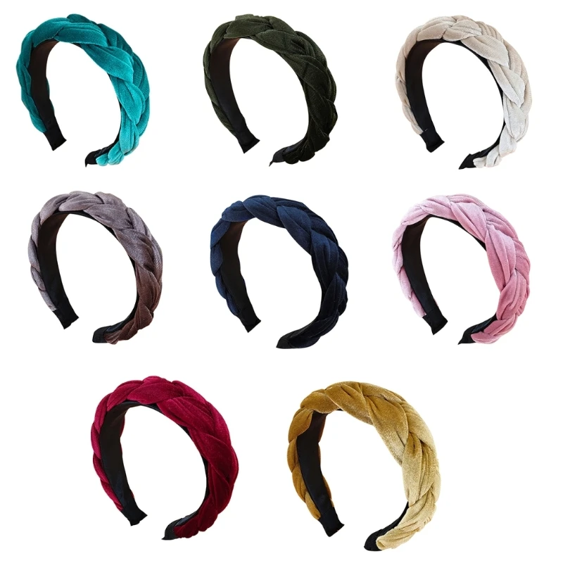 2023 New Fashion Headband Women Velvet Headbands Braided Hair Bands Wide Elegant Headwear Fashionable Hair Accessories
2023 New Fashion Headband Women Velvet Headbands Braided Hair Bands Wide Elegant Headwear Fashionable Hair Accessories