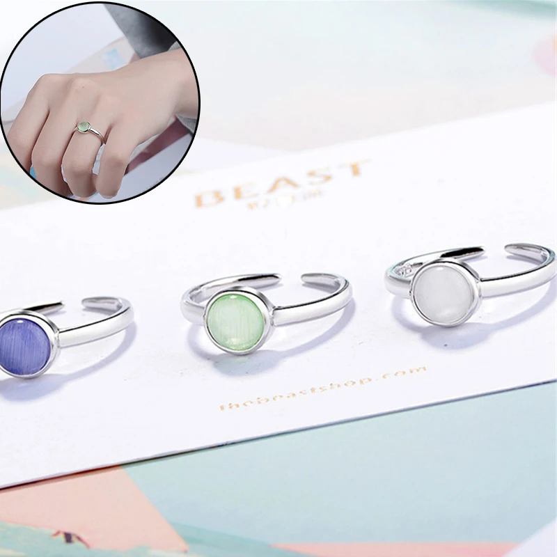 Cat's Eye Stone Rings Copper Fashion Sweet Ring Women Simple Adjustable Hand Jewelry Gift
Cat's Eye Stone Rings Copper Fashion Sweet Ring Women Simple Adjustable Hand Jewelry Gift