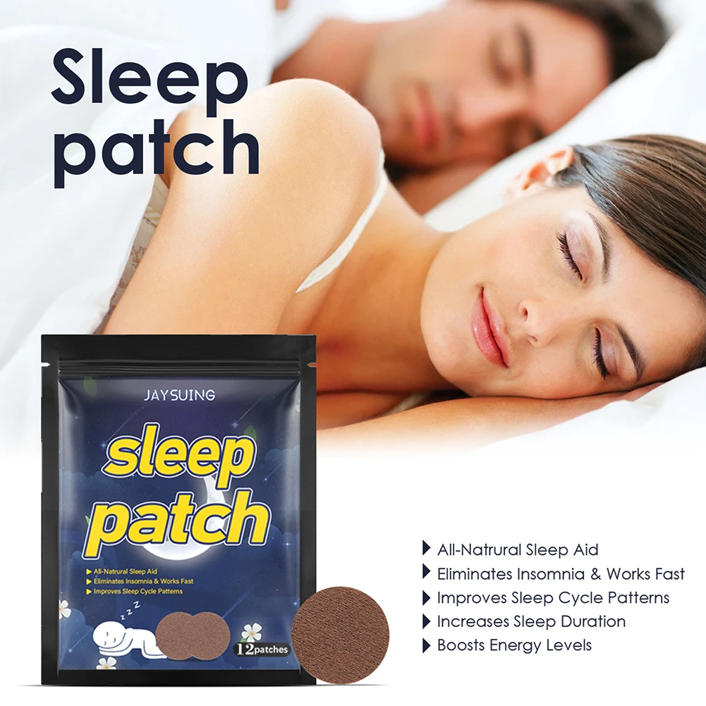 12pcs Sleep Aid Medical Plaster Sleeping Herbal Patch Improve Insomnia Relieve Stress Anxiety Sticker Body Relaxation HealthCare
12pcs Sleep Aid Medical Plaster Sleeping Herbal Patch Improve Insomnia Relieve Stress Anxiety Sticker Body Relaxation HealthCare