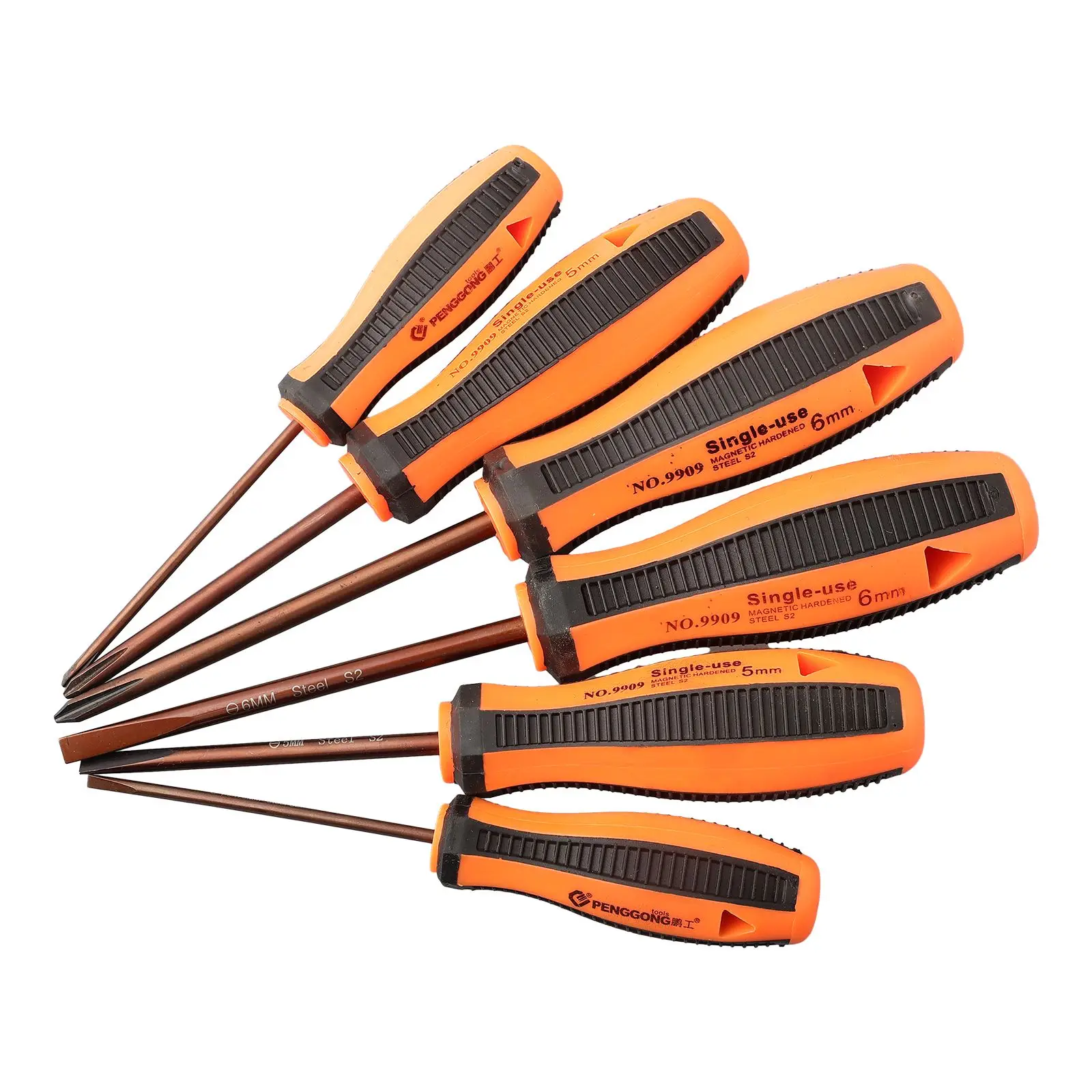 6Pcs/set Screwdrivers With Storage Bag Magnetic Slotted Cross Screwdriver Anti-skid Rubber Handle Hand Tools
6Pcs/set Screwdrivers With Storage Bag Magnetic Slotted Cross Screwdriver Anti-skid Rubber Handle Hand Tools
