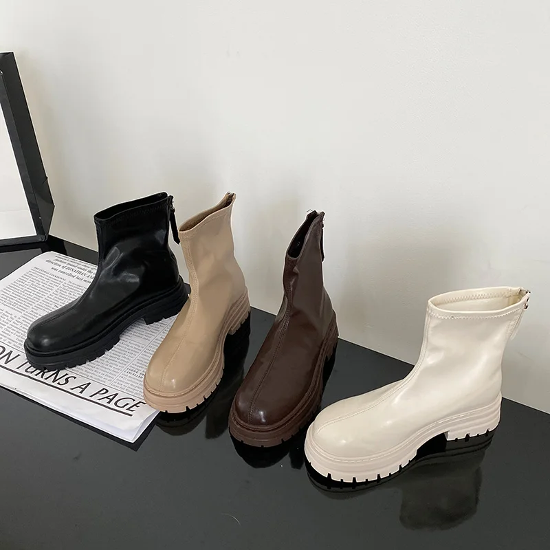 Fashion Women Sock Boots Round Toe Sretch Shoes Flat Low Heels Back Zipper 2022 New Arrivals Autumn Winter Short Botas Size 39
Fashion Women Sock Boots Round Toe Sretch Shoes Flat Low Heels Back Zipper 2022 New Arrivals Autumn Winter Short Botas Size 39