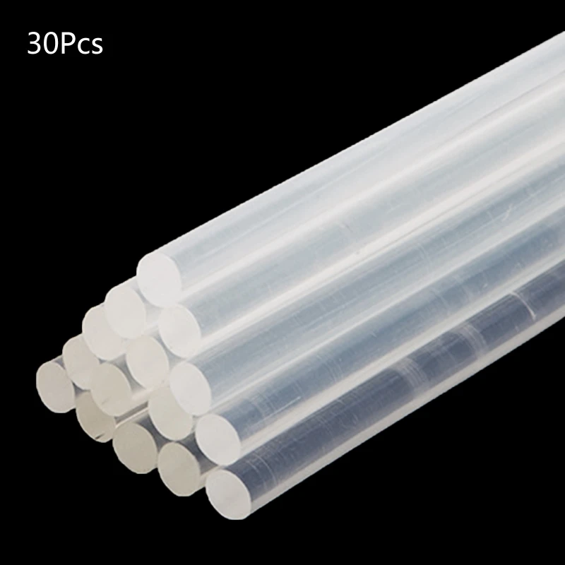 

Clear Hot Glue Adhesive Hot-melt Glue Stick Transparent 7mm Diameter 100mm Length for Diy Craft Sealing Repairing