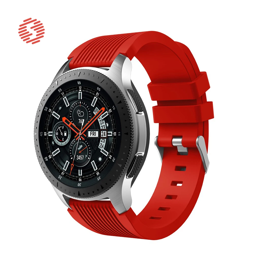 ShengOne Fluoroelastomer Band for Samsung Galaxy Watch 46MM Soft Silicone Rubber Buckle Strap for Gear S4 S3 22MM Band Width
ShengOne Fluoroelastomer Band for Samsung Galaxy Watch 46MM Soft Silicone Rubber Buckle Strap for Gear S4 S3 22MM Band Width