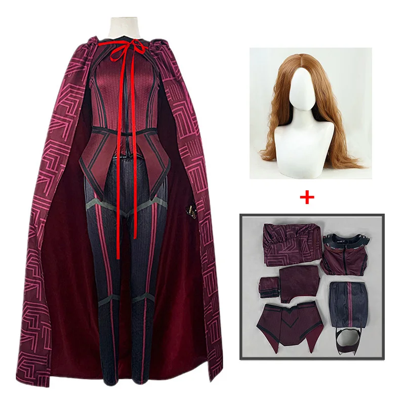 Wanda Vision Scarlet Witch Wanda Maximoff костюм супергероя для косплея женский комбинезон накидки на Хэллоуин Карнавальный Костюм
Wanda Vision Scarlet Witch Wanda Maximoff костюм супергероя для косплея женский комбинезон накидки на Хэллоуин Карнавальный Костюм