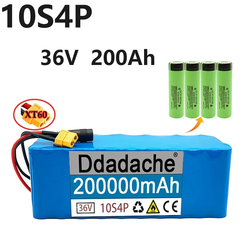 

Air Express 10S4P 36V 200Ah 18650 Lithium-ion Rechargeable Battery Pack for Electric Bicycles, Energy Storage, Wheelchairs, Etc