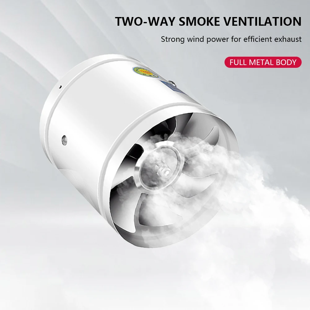 4/6/7/8 Inch Exhaust Fan Metal Pipe Ventilation Exhaust Fan Powerful Ventilation Exhaust Intake Fans for Home Bathroom Warehouse
4/6/7/8 Inch Exhaust Fan Metal Pipe Ventilation Exhaust Fan Powerful Ventilation Exhaust Intake Fans for Home Bathroom Warehouse