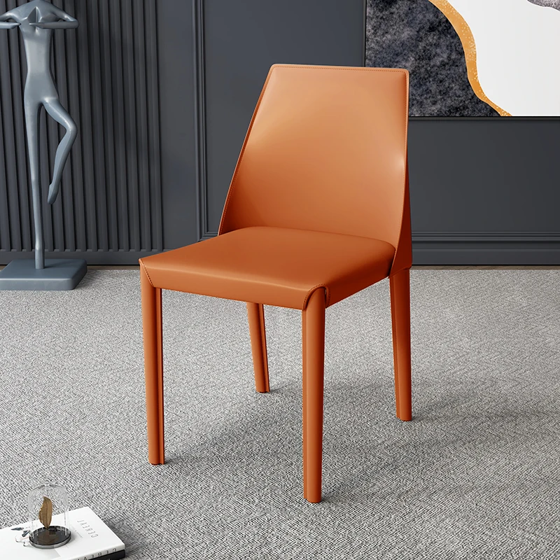 Современный стул для спальни, обеденный стул и лаунж, дизайнерский стул для кухни на колесах, эргономичный роскошный мебельный стул северного стиля WWH40XP.