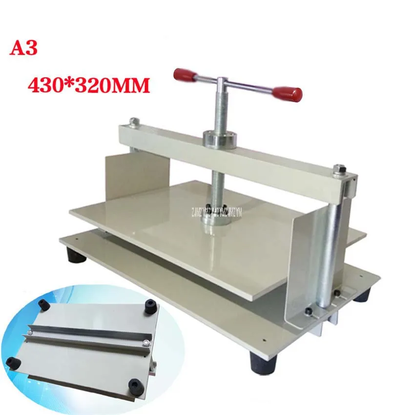 

A3 + Manual Paper Size Paper Press Book Machine, Bills, Checks, Brochures, Nipping Machine Manual flattening machine 430 * 320MM