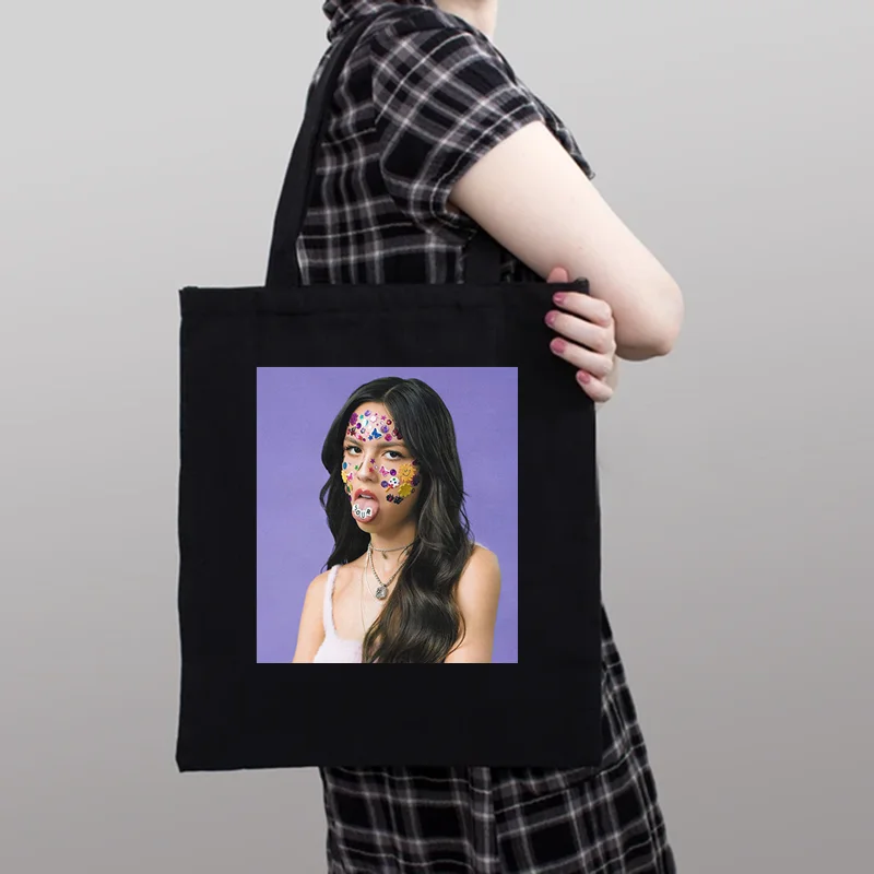 Olivia Rodrigo print Shopping Bags Shopper Bag Canvas Hand Designer Handbags Boutique Women Free Reusable Folding Tote Bag
Olivia Rodrigo print Shopping Bags Shopper Bag Canvas Hand Designer Handbags Boutique Women Free Reusable Folding Tote Bag