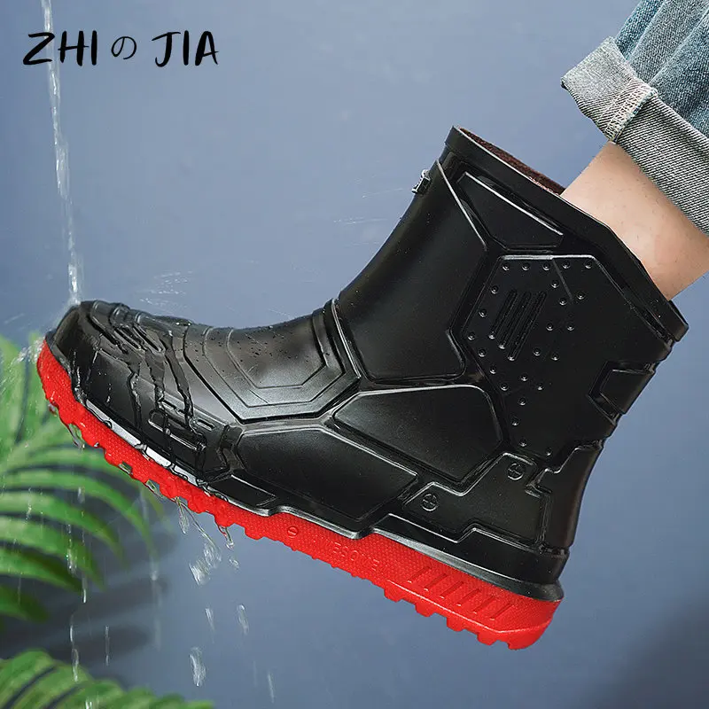 2023 Men's NEW Mid Tube Rain Boots Summer Outdoor Anti Slip Waterproof Rain Shoes Husband Fishing Work Safety Footwear 36-45
2023 Men's NEW Mid Tube Rain Boots Summer Outdoor Anti Slip Waterproof Rain Shoes Husband Fishing Work Safety Footwear 36-45