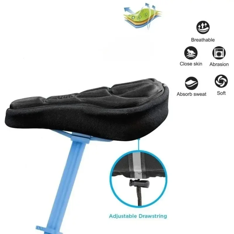 Bike Saddle Cover Soft 3D Padded Cycling Bicycle MTB Saddle Seat Cover Cushion Sponge Foam Comfortable Saddles Mat Accessory
Bike Saddle Cover Soft 3D Padded Cycling Bicycle MTB Saddle Seat Cover Cushion Sponge Foam Comfortable Saddles Mat Accessory