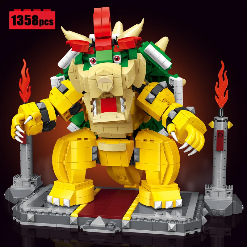 IN STOCK Creative 1358pcs The Mighty Bowser Building Blocks Model 71411 MOC Bricks Assembling Toys for Children Christmas Gift
IN STOCK Creative 1358pcs The Mighty Bowser Building Blocks Model 71411 MOC Bricks Assembling Toys for Children Christmas Gift