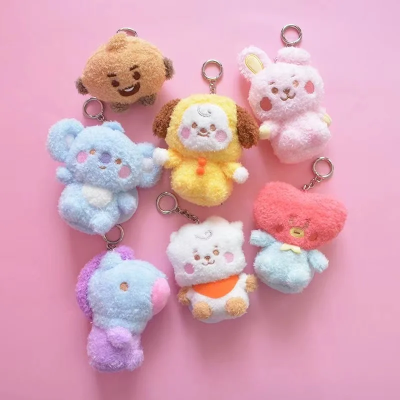 Original Kpop Anime Plush Toys Pendant Kawaii Chimmy Cooky RJ Cartoon Animal Decoration Doll Toy Star Keychain Gift For Girl
Original Kpop Anime Plush Toys Pendant Kawaii Chimmy Cooky RJ Cartoon Animal Decoration Doll Toy Star Keychain Gift For Girl