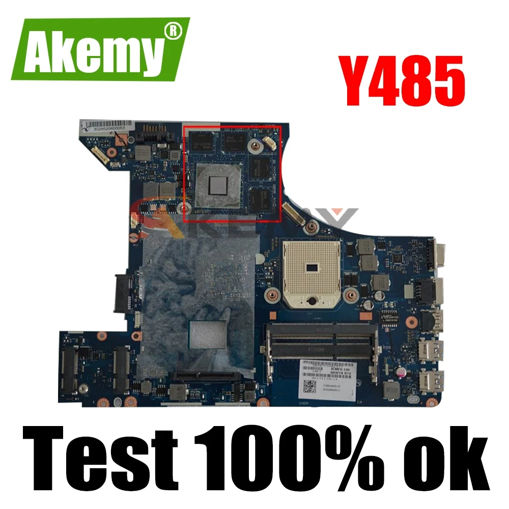 LA-8641P Laptop motherboard for Lenovo Y485 Test original mainboard with video card
LA-8641P Laptop motherboard for Lenovo Y485 Test original mainboard with video card